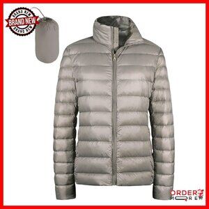 Ultra Light Packable Down Jacket Women's Puffer Travel Ready